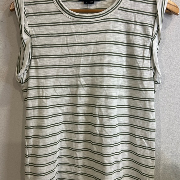 Veronica Beard Jeans Striped Sleeveless Pima Cotton Top Size S - Picture 2 of 6